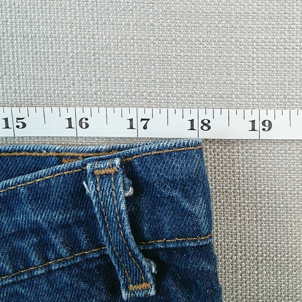 Levi's 517 Bootcut Jeans Mens 38x31 Blue Vintage Orange Tab Made in USA 1992 - Picture 6 of 11